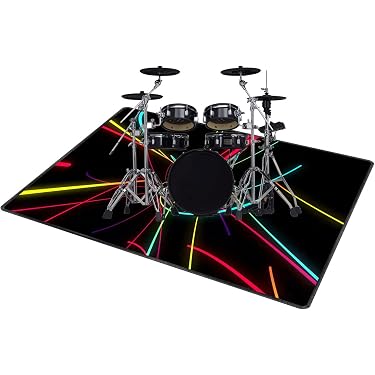 Tapis De Batterie Insonorisé Professionnel, Housse Antidérapante Pour Batterie électronique Bass Snare Jazz, Tapis De Sol
