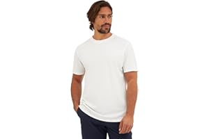 Sepiia Antiolor Antimanchas Antiarrugas Holgada Cuello Redondo Camiseta Manga Corta Básica para Hombre