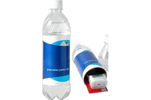 TQEBWUS Contenitore Segreto Sicuro Per Bottiglia Diversion, Bottiglia Di Denaro Seg-reta Safe Stash, Contenitore Segreto Per Bottiglie D'acqua, Cassaforte Per Bottiglie D'acqua, Casseforti Segrete (7x25 Cm)