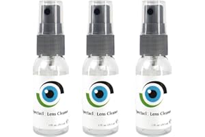 SPORTS WORLD VISION Leader Liquido Perla Pulizia Delle Lenti 3 Flaconi Da 29 Ml / 1 Fl Oz Occhiali Da Vista E Da Sole, Fotocamere E Altre Lenti - Soluzione Detergente Senza Alcool