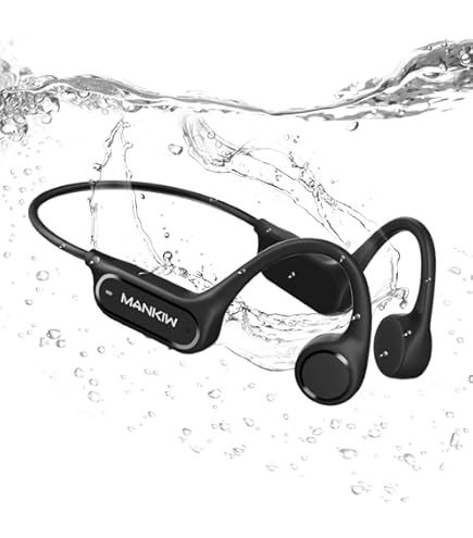 SANOTO Open Ear Koptelefoon Bluetooth 5.3, Bone Conduction Headphones, Hoofdtelefoons met Beengeleiding IPX7 Waterdichte en Zweetbestendige Sporthoofdtelefoon Geschikt voor Hardlopen, Fietsen, Kantoor