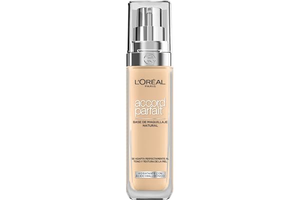 L’Oréal Paris Accord Parfait Fond de Teinte Fluide Unifiant Pêche Neutre (3,5.N) 30ml