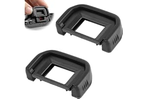 ChromLives kamera okular ersättning för Canon EF EOS 2-pack | Sökarskydd kompatibelt med Canon EF EOS 300D 350D 400D 450D 500D 550D 600D 1000D 1100D 700D XT XTi XS XSi T1i T2