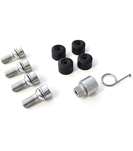 Kit 4 écrous Antivol FARAD Star Lock 1CH - Clé Unique, Résistance >400 Nm - Pour Roues Voiture