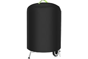 DEPAR WeatherProof Cover, Dimensions76 x 91 cm, grillskydd 420D Oxford-tyg, locket är vattentätt, dammsäkert och UV-skydd, skyddshölje runt galler