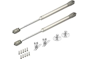 ZFYQ Gas Struts, 100N Gas Spring Cabinet Door Hinges Lift Up for Kitchen Furniture Cupboard Wardrobes, 2 Pack