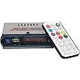 RASHRI Single IC Mini USB Car Stereo,Memory Card, FM Radio, Aux & Remote with Bluetooth Car Stereo (Single Din)