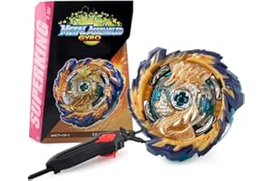 QIANQ Bayblade Burst Toupies，Burst Turbo avec Lanceurs，4D Combat Top Top Model Metal Masters Speed Top avec Rafale pour La Journée des Enfants, Pâques, Noël, Anniversaire
