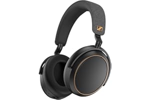 Sennheiser MOMENTUM 4 Wireless Special Edition: Bluetooth per telefonate cristalline con cancellazione adattiva del rumore, 60 h di autonomia e design pieghevole leggero, Nero/Rame