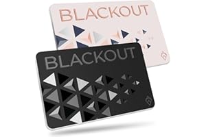 AKIELO Blackout Carte Ultra Fine RFID Blocage (Lot de 2) – La Solution Seule pour la Protection Carte Bleue sans Contact–Protection Carte Ultime pour Votre Porte Cartes ou Porte Monnaie (Noir et Rose)