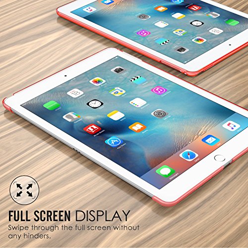 MoKo Hülle für iPad Pro 9.7 – Ultra Slim Translucent Hart Polycarbonate Schale Schutzhülle Case Cover für Apple iPad Pro 9.7 Zoll 2016 Modell Tablet, Matt Orange (Auch für iPad Pro Offizielle Tastatur) - 3
