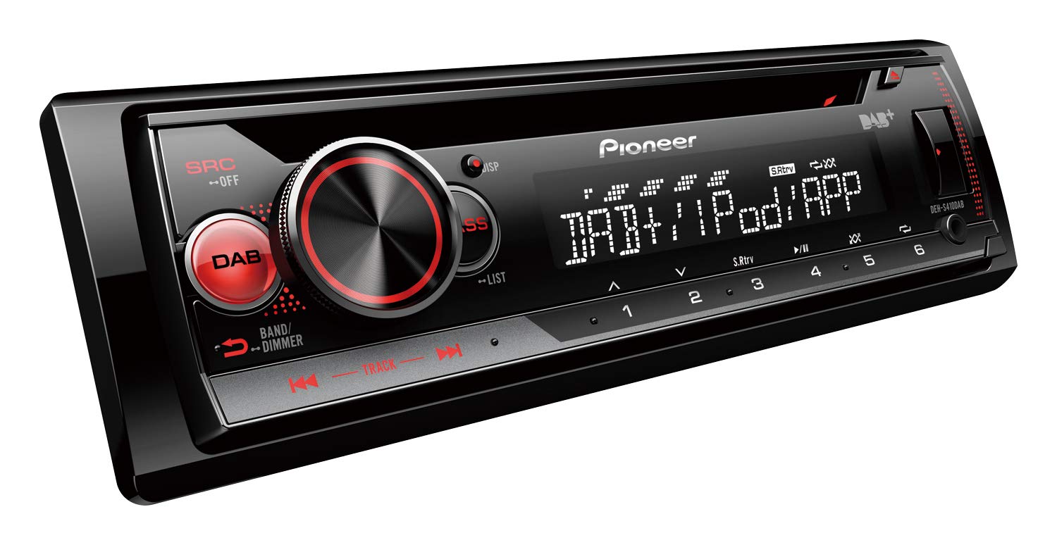 Pioneer-DEH-S410DAB-Autorradio-con-Radio-Digital-y-Bluetooth-Negro