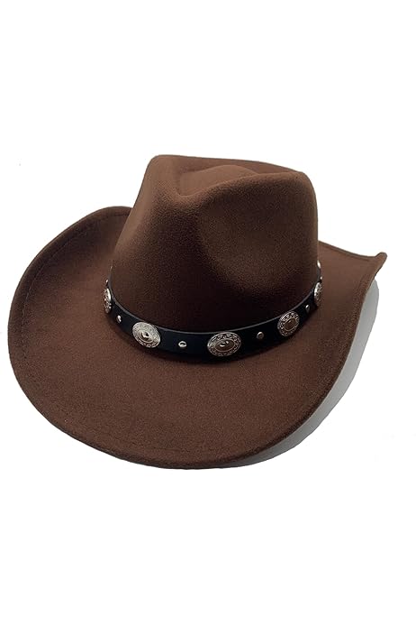 Cappello Cowboy In Pelle Pamposh - Uomo E Donna, Modellabile E Resistente All'Acqua - Foto 5