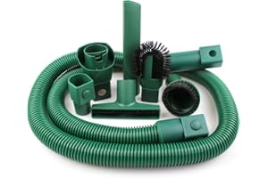 MOHMUS Set di Accessori per aspirapolvere | 7 Pezzi | Tubo Flessibile di aspirazione con Set di ugelli Adatto per aspirapolvere Vorwerk Folletto VK 118, 119, 120, 121, 122, 130, 131, 135, 136, 140, 150