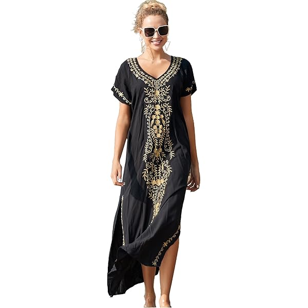 Strandjurk van macramé - donkerblauw - 22.00