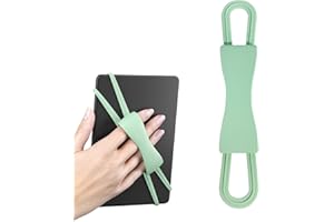 AABDTYYD Support de Dragonne Confortable pour Kindle, Support à Main Léger et Sécurisé pour Lire au Lit, Compatible avec Kindle Paperwhite/Oasis/Kobo/Tablettes 4,7-8" (Matcha)