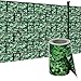 Produktbild HENGMEI 35m x19cm Sichtschutzfolie PVC Sichtschutzstreifen mit Zaunfolie Befestigungsclipse Windschutz Stabmattenzaun Gartenzaun Blickdicht für Gartenzaun, Balkon (Buchsbaum, 35m x 19 cm)