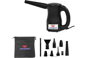XPower A-2S elektryczna dmuchawa do kurzu, na sprężone powietrze, czarna