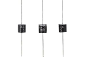 HUABAN 5PCS 6A05 Rectifier Diode 6A 50V R-6 Axial 6 Amp 50 Volt