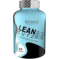 Naturyz LEAN CUTZ Thermogenic Fat Burner with Acetyl L Carnitine, Green tea Extract, Garcinia Cambogia, Green Coffee…