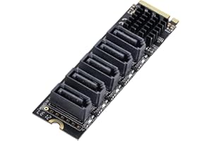 NFHK NGFF NVME M-Key PCI Express na SATA 3.0 6 Gb/s 5 portów adapter konwerter dysk twardy karta przedłużająca JMB585 2280