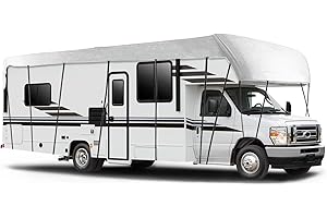 NEWFUN Pokrowiec na samochód kempingowy, pokrowiec na dach przyczepy kempingowej, nadaje się do 700 cm do 750 cm, ochrona przed promieniowaniem UV, ochrona przed słońcem, ochrona przed śniegiem,