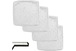 uyeoco 1/2/4pcs Funda De Cojín De Asiento De Sofá, Funda De Cojín Impermeable con Cremallera para Exterior e Interior, para Sillas, Sofás en Patios y Jardines(White,33x65x10cm(4pc))