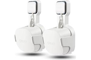 Aokicase Soporte de pared para sistema WiFi eero Pro 6 Home WiFi, sencillo y robusto soporte de pared para sistema eero Pro 6 de malla de tres bandas, sin cables desordenados (blanco, 2 unidades)
