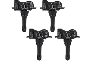FECAMOS Sensore di Sistema di Monitoraggio della Pressione dei Pneumatici, 4 Pezzi TPMS 68252493AB Monitor di Sicurezza per Pneumatici Intelligente, Strumento Sensore TPMS per Jeep Renegade