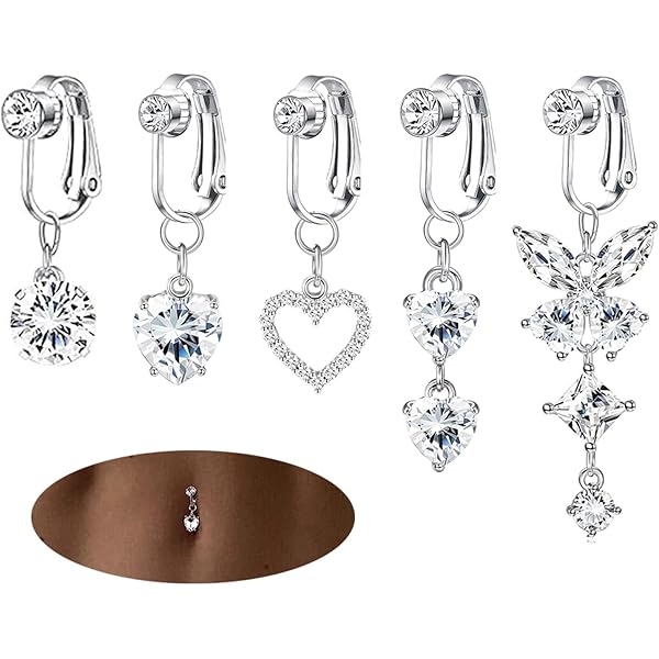 4 paar handgemaakte neppiercings, tepelpiercing, sieraden, verstelbare tepellussen met siliconen kralen en barbells, faux tepelpiercings, comfortabel om elke keer te dragen, schattig lichaamssieraad