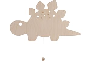 BO BABY'S ONLY Baby's Only - Applique murale dino Wonder - Marron - 23x42 cm