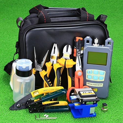 Cruiser 23 in 1 Ftth Assembly Optical Fiber Tool with Fc-6s Fiber Cleaver Power Meter 10mw Visual Fault Locator Fiber Cable Tester