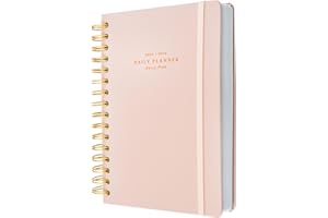 Kokonote Diary 2024-2025 Dusty Pink | Back To School 12 Months Academic Diary A5 Day To Page | August 2024 - July 2025 | Mid Year Diary 2024-2025 With Stickers | Daily Academic Planner