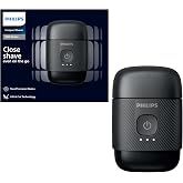 Philips 500 Series Portable Electric Compact Wet/Dry Shaver, 3 Way Head, 40 Minutes Working Time, Travel