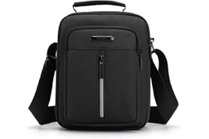Vohoney Umhängetasche Brusttasche Herren-Schultertaschen Crossbody Schultertasche Handytasche Messenger Bag Herrentasche Shulder Bag (Grau Schultertasche)