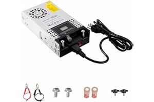 BOSYTRO Regelbares Netzteil 0-12V 50A 600W Schaltnetzteil Transformator Power Supply Trafo 230v auf 12v Netzteil SMPS für LED Streifen, CCTV, Radio, Kamera, Labornetzteil