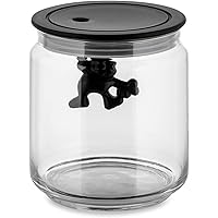 Alessi Julieta LC09 - Jar de Kitchen de Design Airtight, Body de Glass
