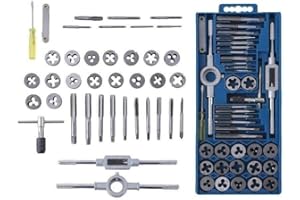 Valkyrie 40 Parça Klavuz Pafta Seti Metrik Set M3-M12 Arası 40lı Takım