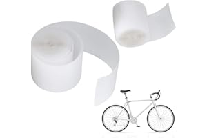 CYLOCRYA 2 Protectores Antipinchazos para Neumáticos de Bicicleta, Cinta Protectora Compatible con Tamaños de 30cm a 73,6cm, Accesorios de Ciclismo Duraderos y Resistentes（4 cm de Ancho）