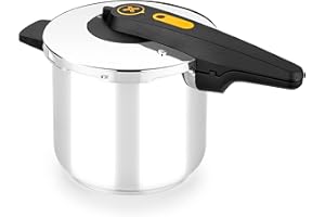 BRA Excellent | Autocuiseur Rapide 7 L, Ouverture Type Ciseaux, Acier Inoxydable 18/10, Facile à Utiliser et sûr, Tous Feux Dont Induction