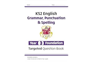 KS2 English Year 3 Foundation Grammar, Punctuation & Spelling Targeted Question Book w/ Answers