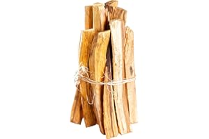 Mi-Tierra Premium Palo Santo kadzidełka z drewna kadzidłowego – święte drewno Bursera Graveolens, z certyfikatem oryginalności z Peru – kadzidełka z drewna drzewnego – 100% naturalne (rozłupane 100 g)
