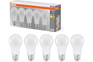 OSRAM Lampada LED Base Classic A100 forma lampadina 13W 827, 2700K bianco caldo, E27, opaca, 1521 lm, bassa emissione di calore