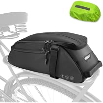 FINEW Fahrrad Gepcktrgertasche 10L Isoliertasche  Wasserdicht Mit  Regenschutz Finew Fahrradtasche 10l