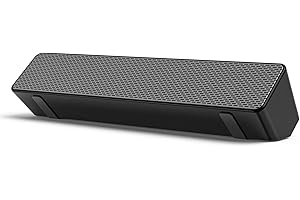 SAIYIN Sineaudio Computer Soundbar, 20W Computer Speakers for PC,Desktop Laptop, Tablet, Smartphone, TV Stereo Speaker Bluetooth 11 Inch Wired & Wireless Built in Battery and Microphone