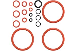 HJJMN Kit de Juntas Tóricas para Máquinas de Café, 17 Piezas Juntas Tóricas de Silicona para Válvula de Soporte, Juntas Oring Compatible para Cafeteras Philips Saeco Spidem Gaggia
