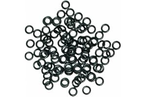 longbowmaker 100 pièces O-toriques Tablier d'étanchéité tête Large tir à l'arc Pointe de flèche Joints toriques Bandes de Caoutchouc de Remplacement Chasse Cible de tir