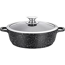 Tegame In Alluminio Pressofuso Granchef | 26 Cm | Antiaderente | 2 Manici | Per Gas E Elettrico - Foto 4