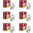 NORTH-WEST Wipro Transparent 3 pin Plug Top 16A with LED (Pack Of 6)