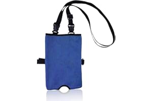 WUMZIRA Funda para Bolsa de Catéter Soporte para Bolsa de Drenaje de Orina Oculto Bolsa de Hombro para Líquido Corporal Posoperatorio Azul